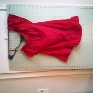 The Limited one shoulder XL Red blouse